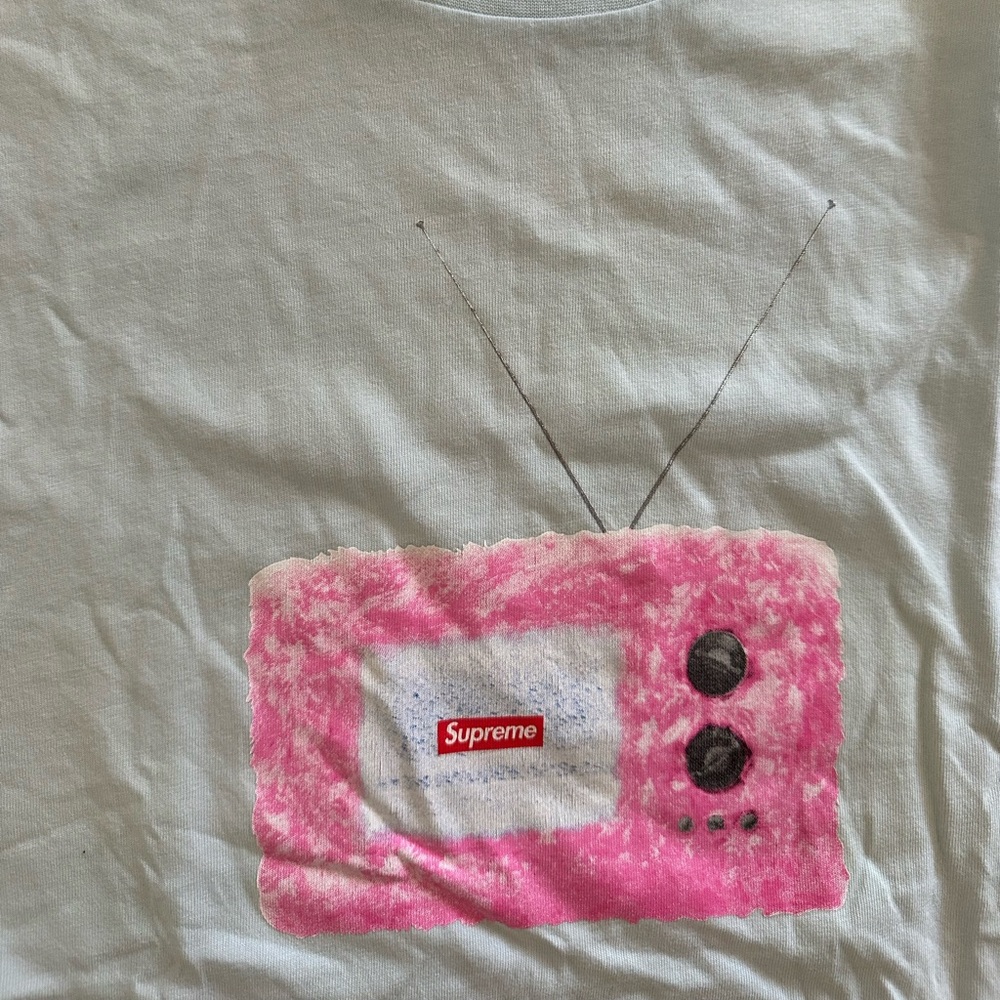 SUPREME TV MENS T SHIRT